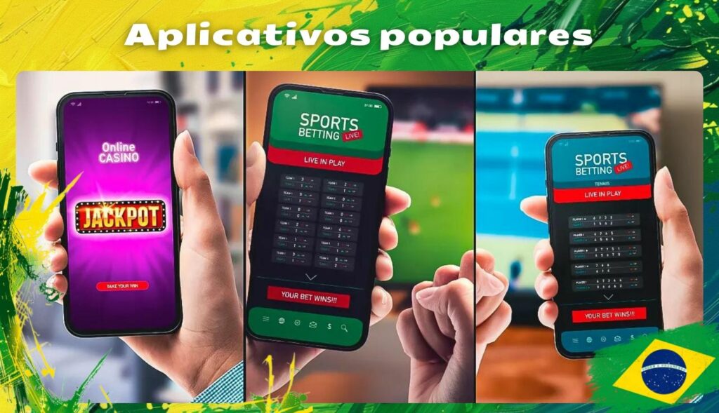 Aplicativos populares de apostas no Brasil