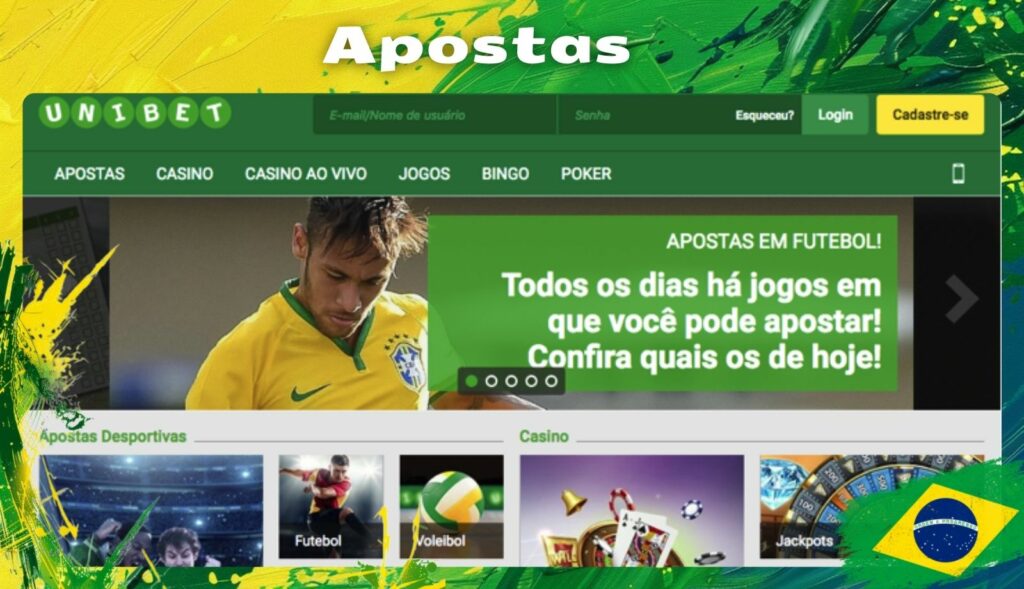 Apostas on-line da Unibet no Brasil